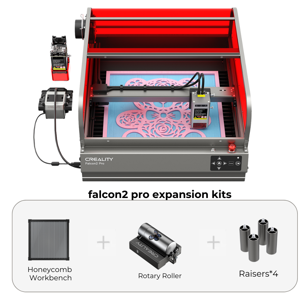 Falcon2 Pro 40W and 22W Enclosed Laser Engraver and Cutter