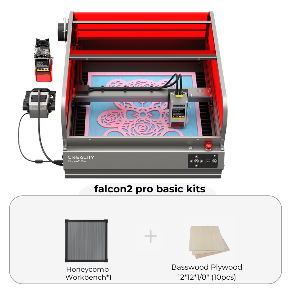 Falcon2 Pro 40W and 22W Enclosed Laser Engraver and Cutter