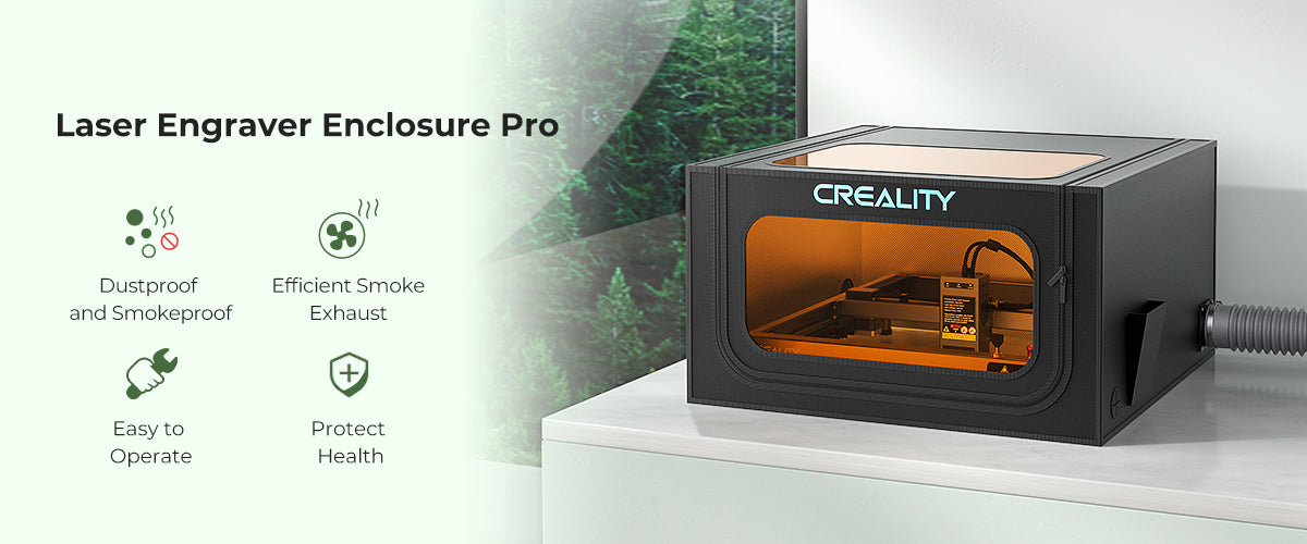  Creality Laser Engraver Enclosure, Fireproof and