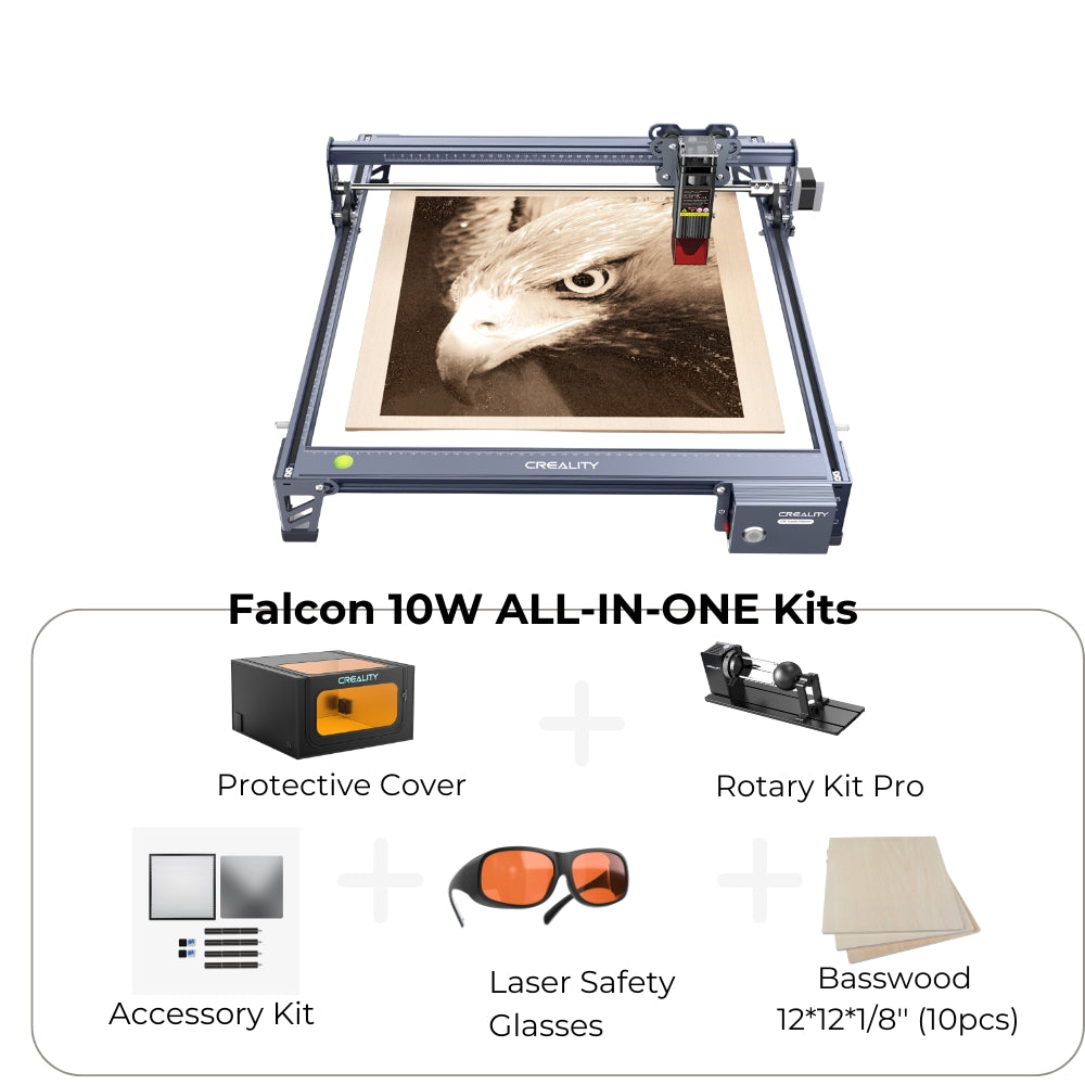 CR-Laser Falcon 10W Engraver Bundle All-in-one Kits