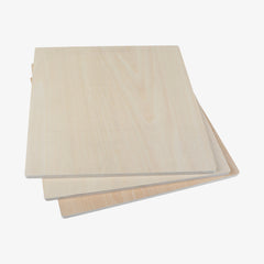 Basswood, Walnut Plywood and Acrylic Sheets Mega Pack for Laser Engraving and Cutting - 30pcs