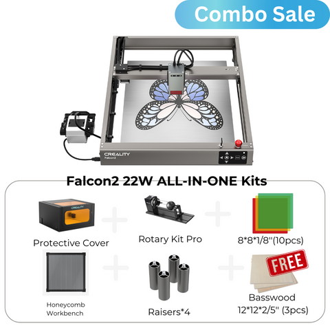 40W COMBO SALE Falcon2 Laser Engraver all-in-one kits