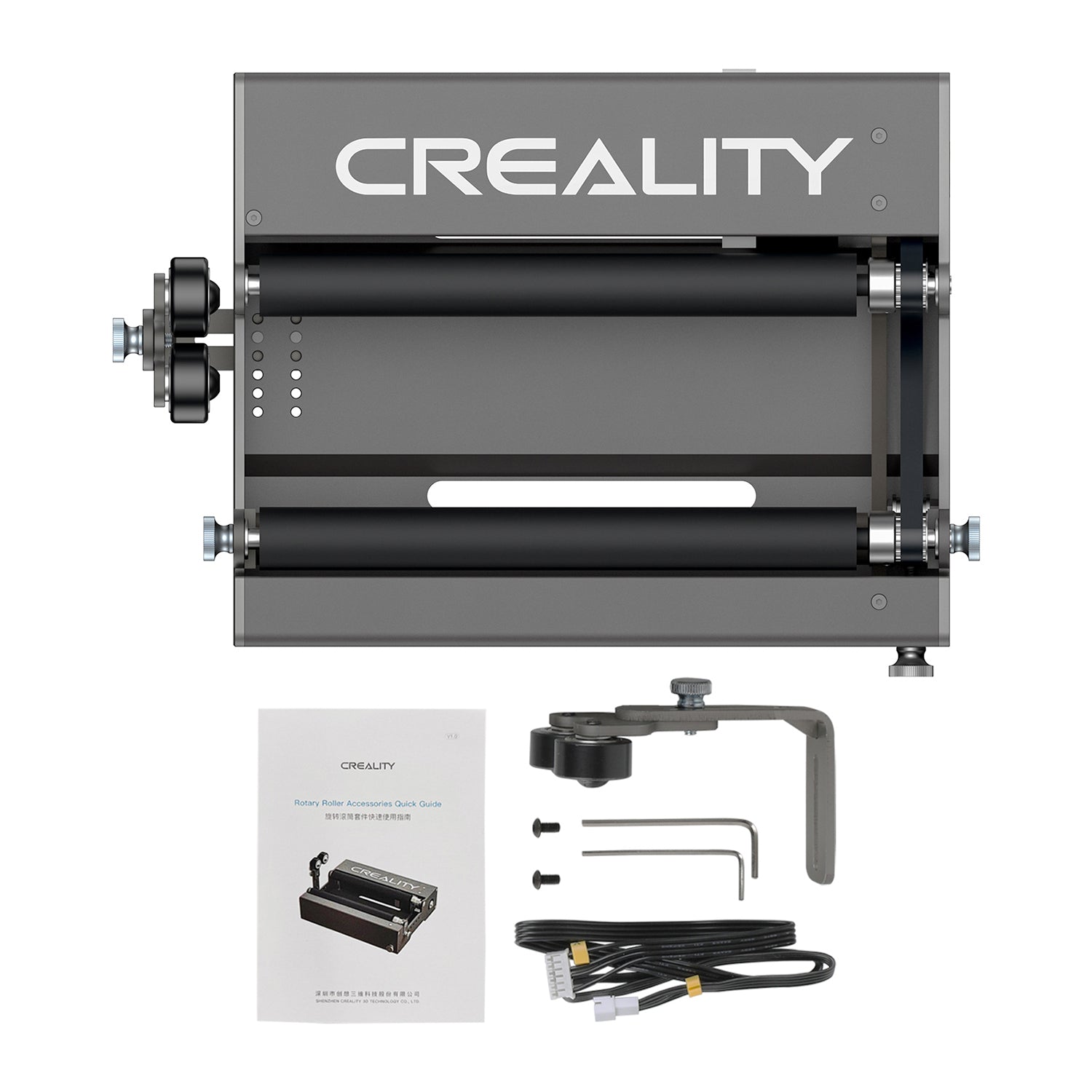 Falcon Rotary Roller with Adjustable Risers Bundle for Laser Engraving Machines