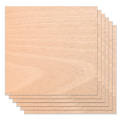 Crafting Package: Thickness Basswood 10pcs, Natural Basswood 10pcs and Mahogany Plywood 6pcs