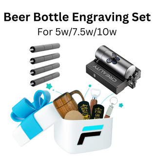 DIY Beer Wooden Cups Gift Set For 5W 7.5W 10W Laser Engraver