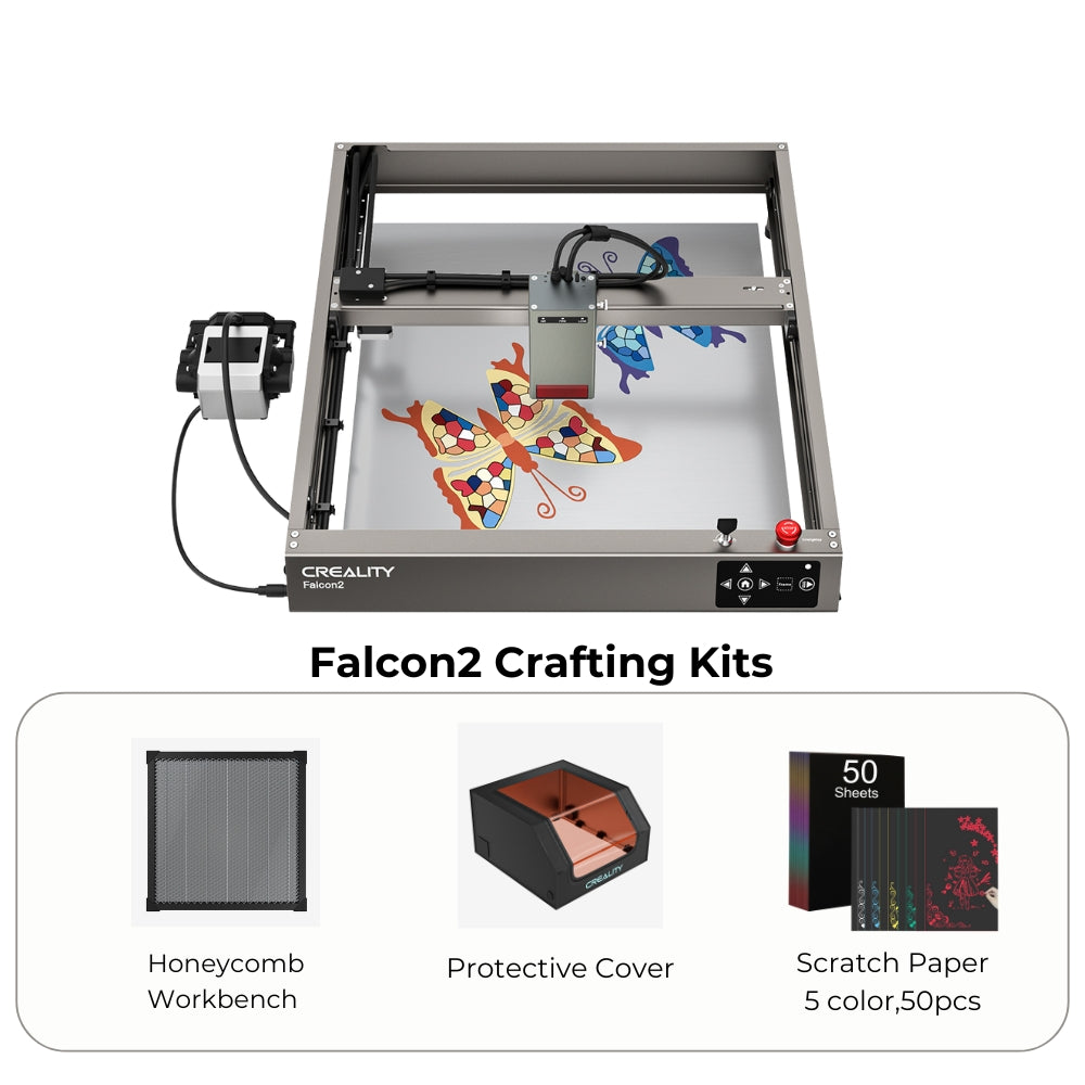 Falcon2 40W Laser Engraver and Cutter Complete Crafting Engraver Set