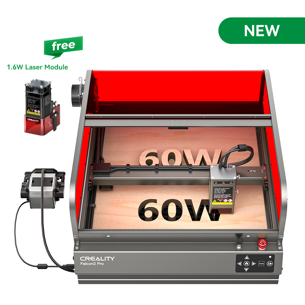 Falcon2 Pro 40W and 22W Enclosed Laser Engraver and Cutter