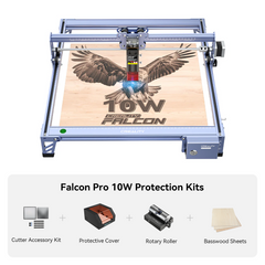 10W CR-Laser Falcon Laser Engraver and Cutter