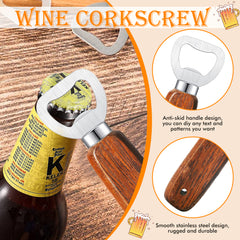 Men's Birthday Gift Set: Beer Opener, Coaster, Wood Mug, Keychain, Socks for Falcon Laser Engraving