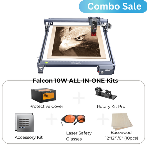 COMBO SALE Falcon and Falcon pro Laser Engraver 10W all-in-one kits