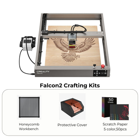 Falcon2 12W Laser Engraver and Cutter Protection Engraving Kits