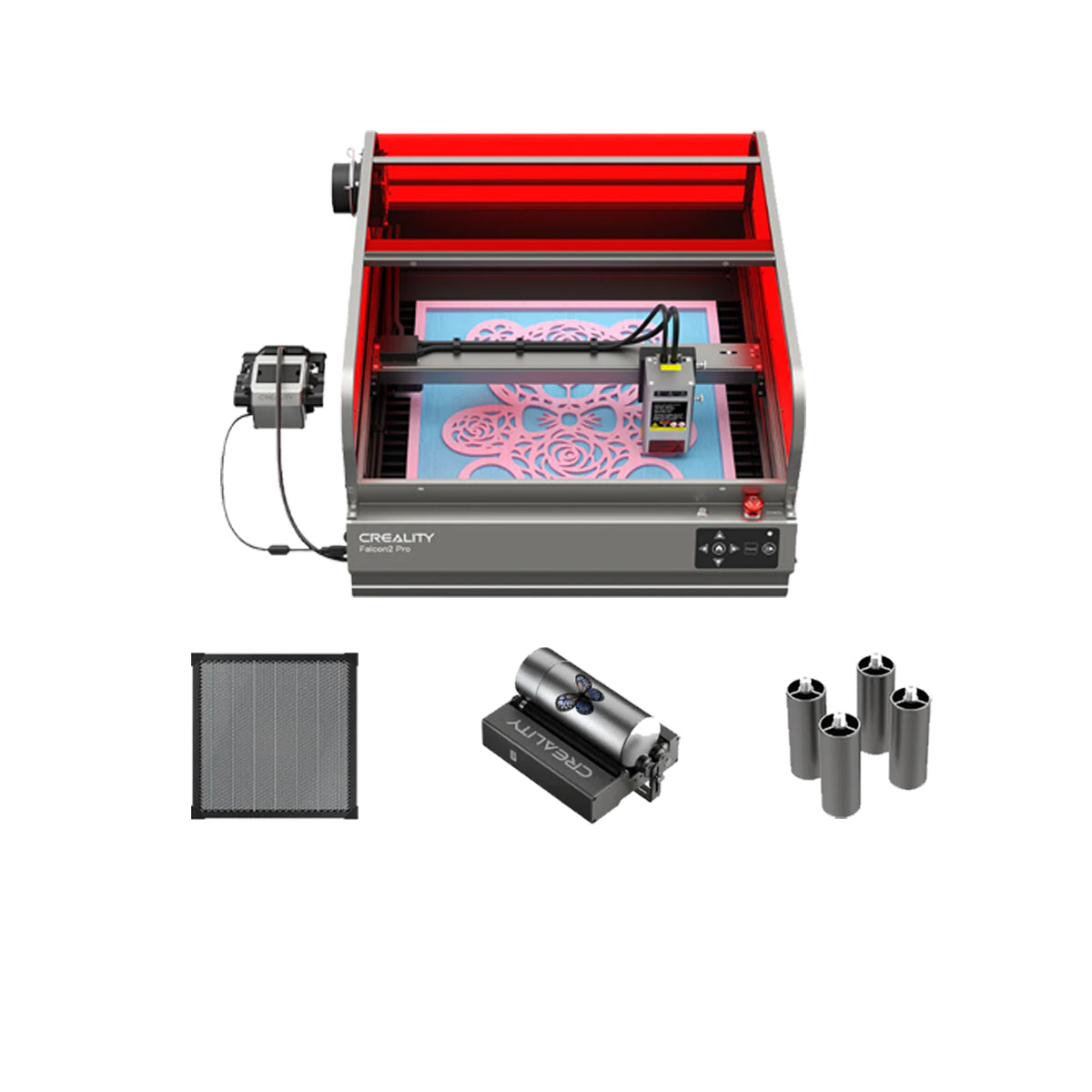 Falcon2 Pro 22W Enclosed Laser Engraver and Cutter Bundle Packages