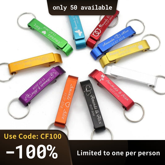 Bottle Opener Keychains Multicolor - 16PCS 1200