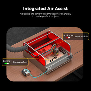 Falcon2 Pro 40W and 22W Enclosed Laser Engraver and Cutter